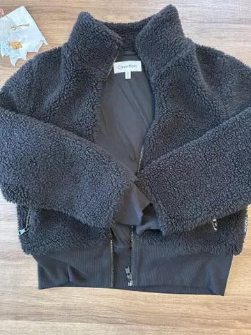 Calvin Klein 플리스 자켓 M 블랙