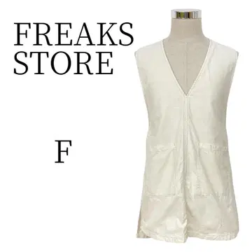 FREAKS STORE 프릭스스토어 화이트 베스트 FREE SIZE
