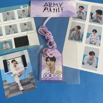 BTS 정국 부적 아크릴 키링 한국 제작자님 스티커 메모
