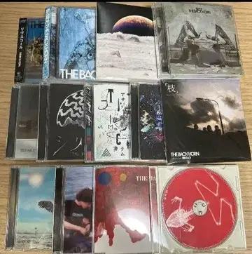 THE BACK HORN 앨범 12장 세트 팬클럽 혜택 DVD 포함