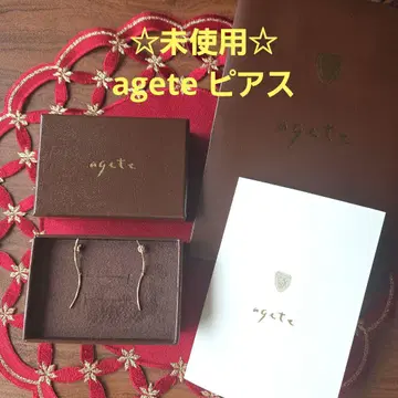 미사용 agete K10 귀걸이 (19,440엔의 상품)