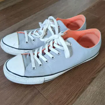 CONVERSE ALL STAR 그레이/오렌지 US 8