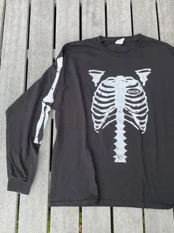 새상품 반손 롱T BK XL