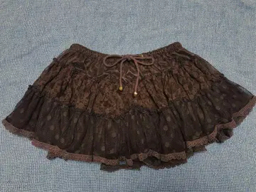 레어 LIZ LISA 리즈리사 브라운 치마바지 도트 무늬 레어 Y2K