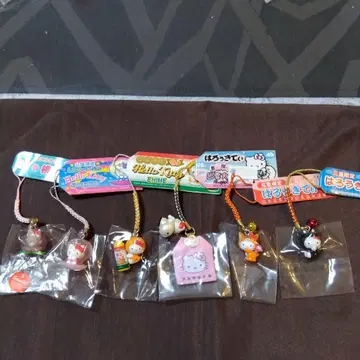 헬로키티 스트랩 6개