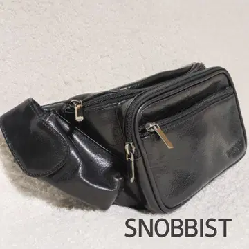 SNOBBIST 블랙 바디백 힙색 새상품급
