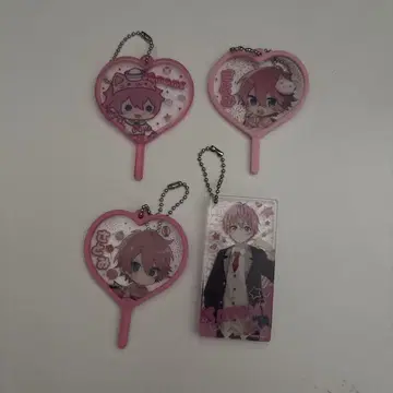 사토미 군 아크링 키링, 미니 부채 세트