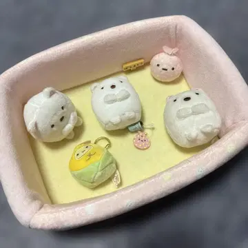 스미코구라시 테노리 봉제 인형 키링 수납 세트