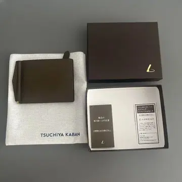 츠치야 가방 머니클립 오일 가죽