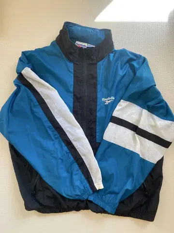 Reebok 나일론 점퍼 하프 지퍼 자수