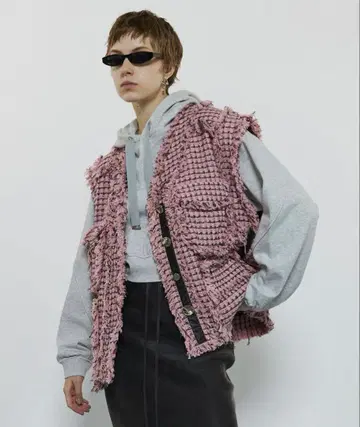 MAISON SPECIAL tweed vest 2024 가을/겨울 제품