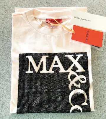 MAX&CO 비쥬 T셔츠 택 포함 maid in Italy