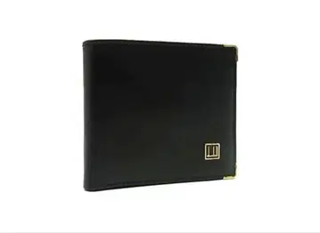 dunhill 블랙 이단 접이식 지갑