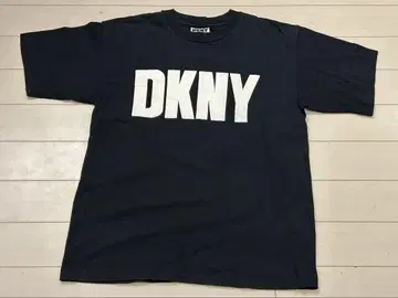 USA제 DKNY 싱글 스티치 80s 블랙 다나 캐릭터 기무라 타쿠야