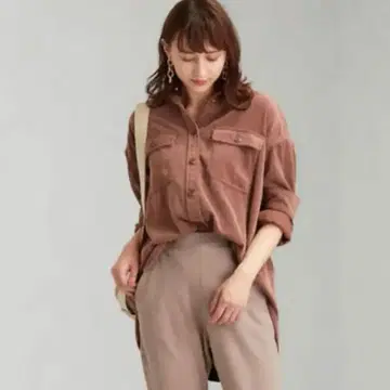 새상품급 green label relaxing SC 코듀로이 루즈 셔츠