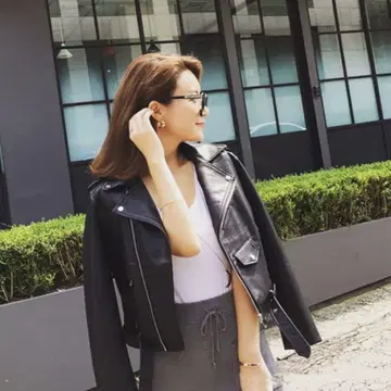 [ 9/29 삭제 예정 ] 여성용 자켓 라이더 자켓 블랙 블랙