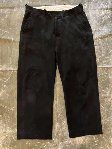 G&F Co. CORDUROY TROUSERS INK BLACK 32