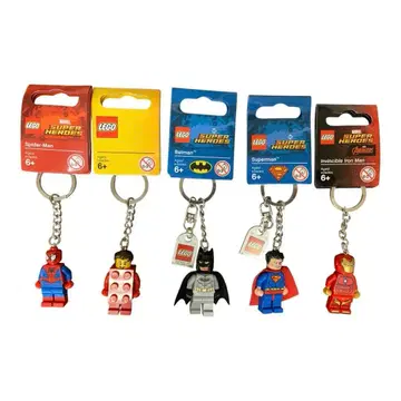 LEGO 마블 DC 키링 5개 세트