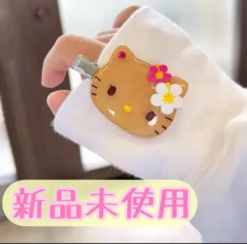 [미사용 새상품] 산리오 앞머리 클립 키티 일광화상 키티 2개 세트