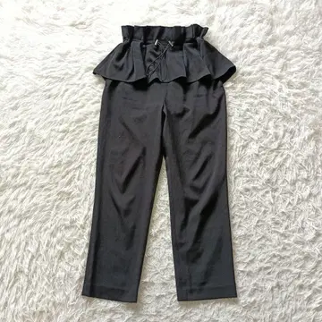 machatt 마차트 허리 프릴 슬랙스 팬츠 허리밴딩