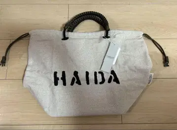새상품 HAIDA 린넨 토트백 M 파라코드