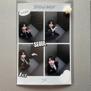 Snow Man 아베 료헤이 한국 한정판 팝업 즉석 사진