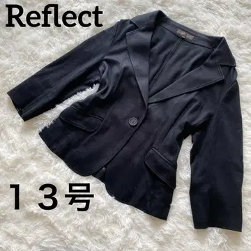 리플렉트 7부 소매 자켓 13호 블랙 일본제 스트레치