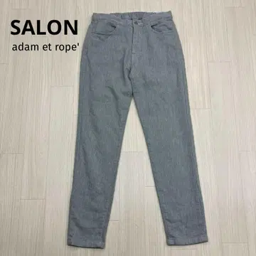 SALON adam et rope 데님 맨투맨 스키니 팬츠