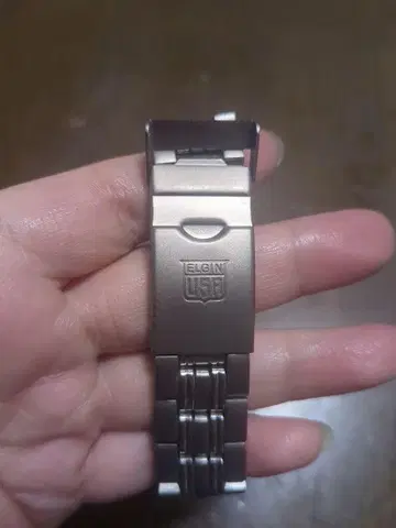 ELGIN 스테인리스 스틸 손목시계