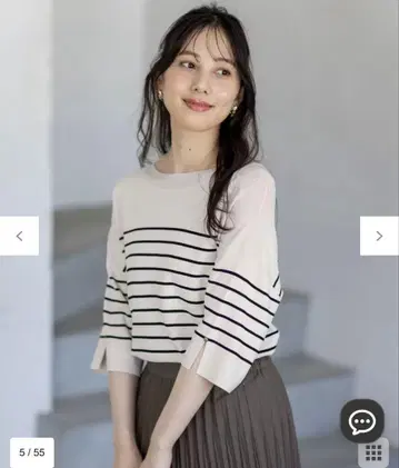 애니시스 새상품 뷰티쿨 보트넥 풀오버