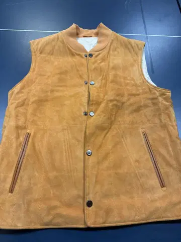 Salvatore Ferragamo 스웨이드 베스트 사이즈 50