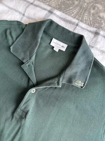 LACOSTE 그린 피케 셔츠 사이즈: FR 5 US Large