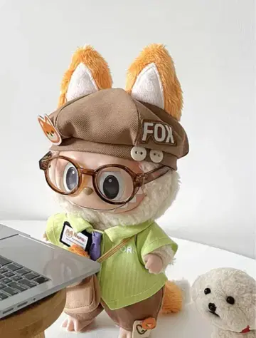 labubu 라부부 봉제 인형 의류 여우 5세트