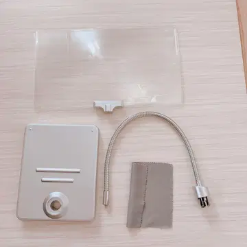 스탠드 부착 돋보기 25x14.5cm 플렉서블 구스넥 확대경 루페