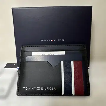 TOMMY HILFIGER 블랙 카드 케이스