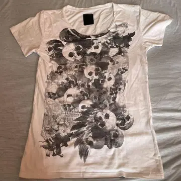 00s MIDAS skull tee 셔츠 스컬 락 Y2K 펑크