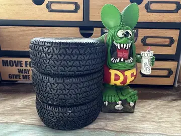 RAT FINK 타이어 펜 스탠드 래트 핑 펜 받침대 타이어 레어
