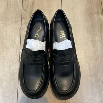 Belle & Sofa 블랙 로퍼 24.0 와이드
