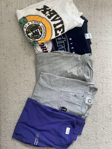 미국제 T셔츠 5매 세트 L~XL