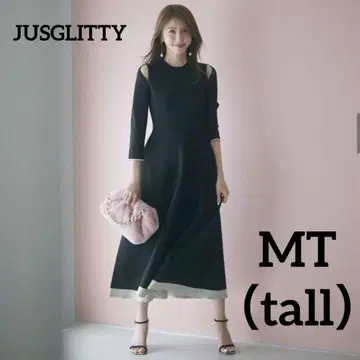 저스길리티 미카 씨 콜라보 숄더 슬릿 레이디 원피스 tall