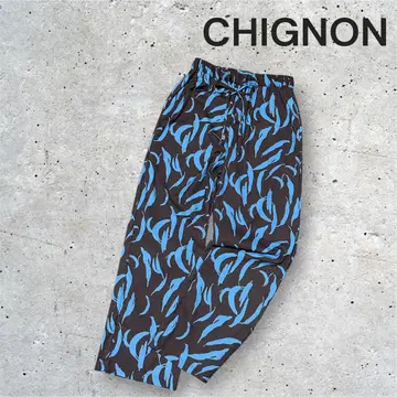 CHIGNON 시뇽 페인트 패턴 팬츠 이지 팬츠