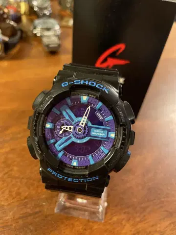 [ 인기 ] G-SHOCK 블랙/퍼플 손목시계