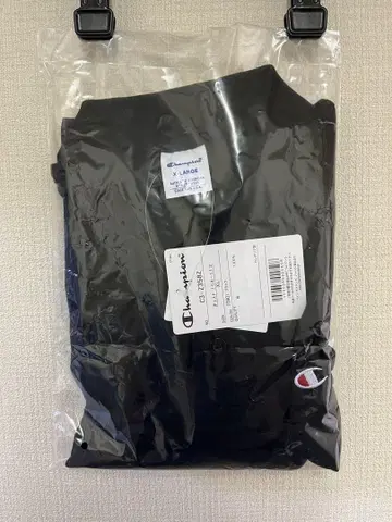 미사용 새상품 챔피온 블랙 피케 셔츠 XL C3-Z358Z