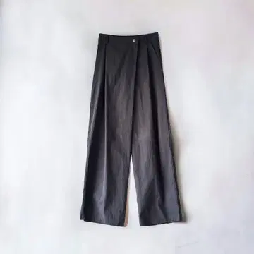 Unsane Wide Lap Pants 그레이 와이드 팬츠