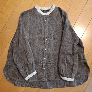 새상품급 fog linen work 포그린워크 린넨 블라우스