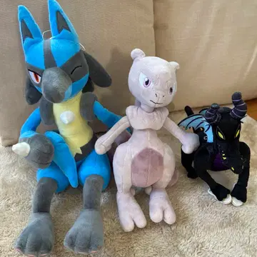 루카리오 뮤우 다크라이 봉제 인형 세트 포켓몬