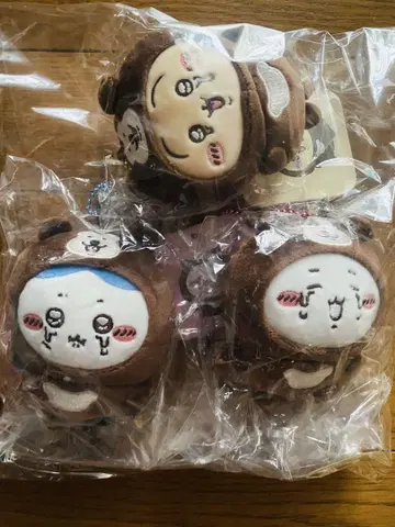 나가노 캐릭터 마스코트 곰 탈을 쓴 마스코트 3종