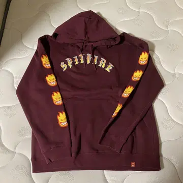 Spitfire 버건디 후드티