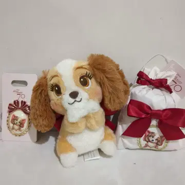 디즈니 스토어 레이디 봉제 인형 키링 브로치