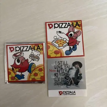 Nissy PIZZA-LA 피자라 콜라보 스티커 아이치 회장 한정판